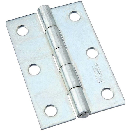 Whole-In-One 3 in. Plated Non-Removable Pin Hinge, Zinc WH434961